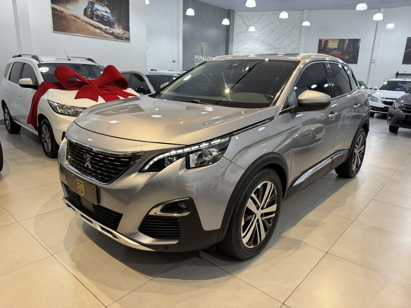 Peugeot 3008 Griffe 1.6 Turbo 16V 5p Aut. na cor Prata em Maringá / PR - 1000088