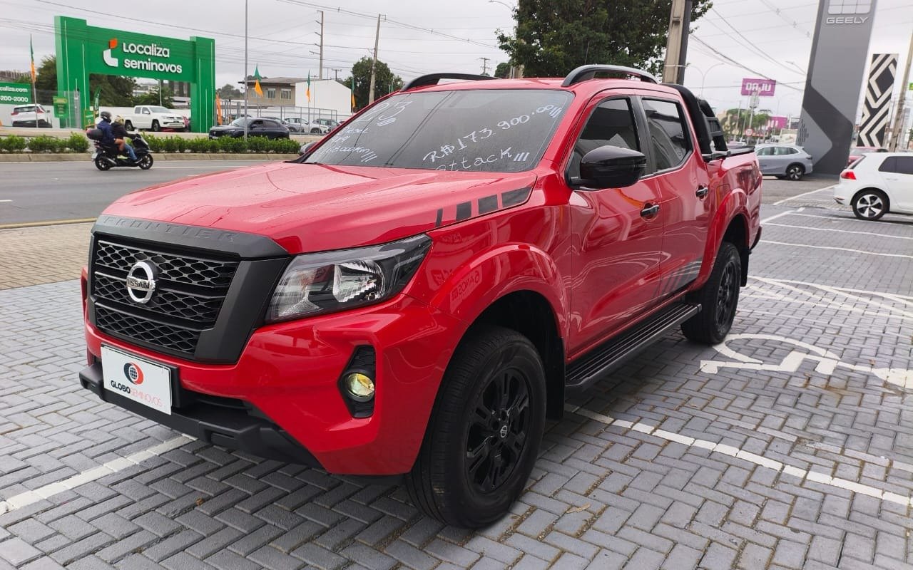 Nissan Frontier ATTAC.CD 4x4 2.3 Bi-TB Die. Aut na cor Vermelho em São José dos Pinhais / PR - 1000954