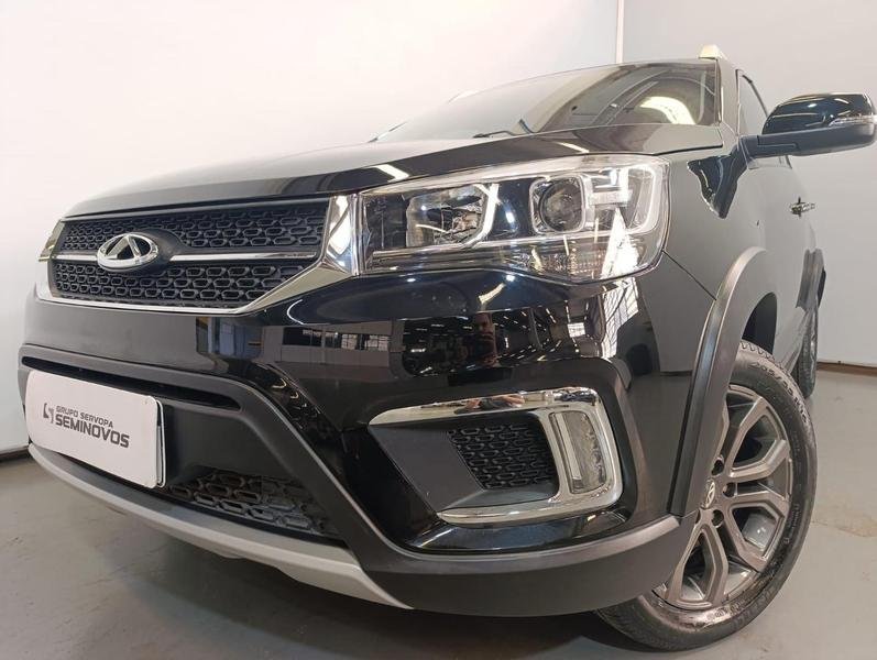 Caoa Chery Tiggo 2 Look 1.5 16V Flex Aut.5p na cor Preto em Maringá / PR - 1001158