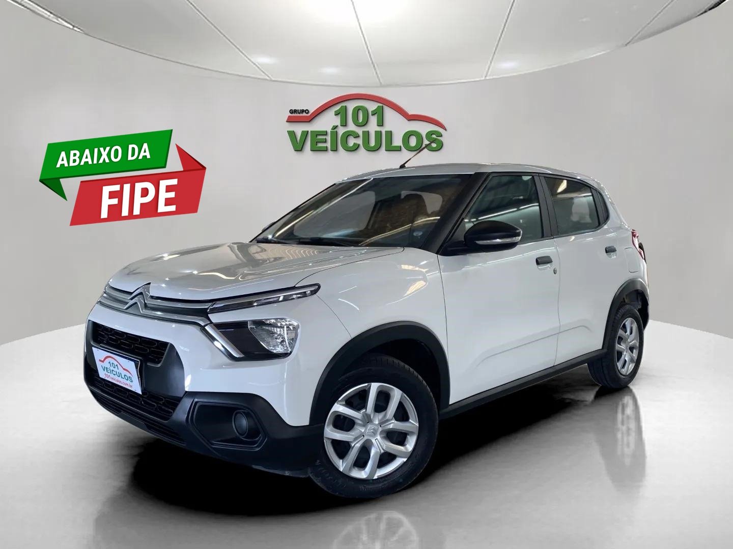 Citroën C3 Live Pack 1.0 Flex 6V 5p Mec. na cor Branco em São José / SC - 1001387