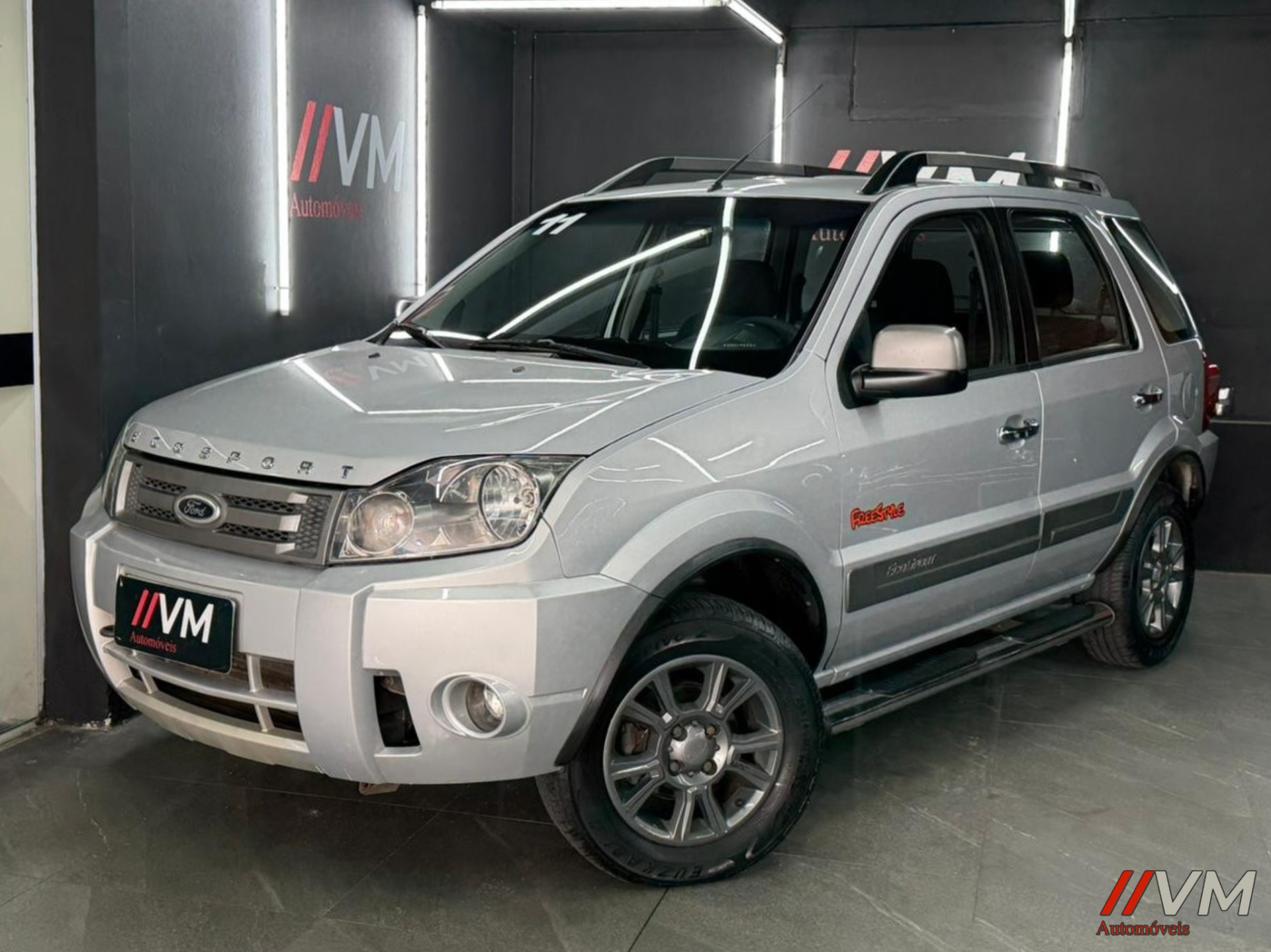 Ford EcoSport FREESTYLE 1.6 16V Flex 5p na cor Prata em Florianópolis / SC - 1001937