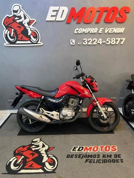 Honda CG 160 FAN ESDi FLEXONE  na cor Vermelho em Curitiba / PR - 1002893