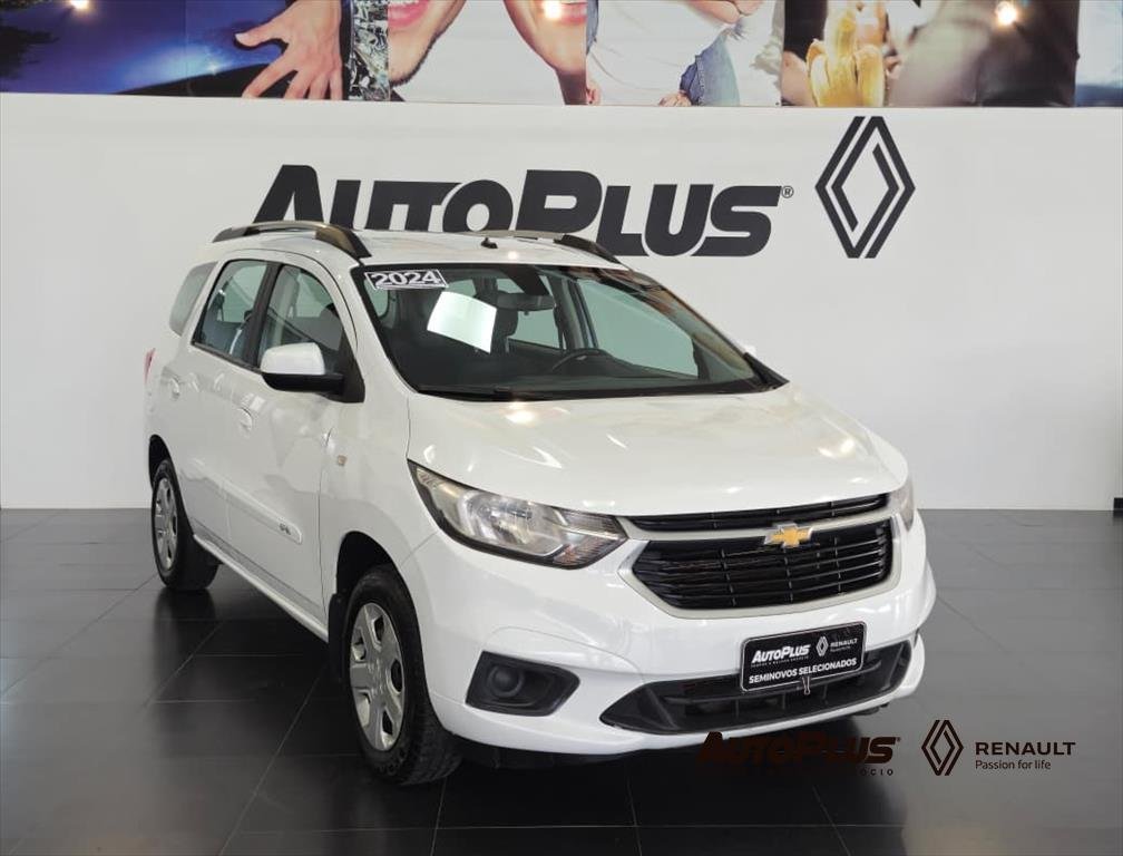 Chevrolet Spin LT 1.8 8V Econo.Flex 5p Aut. na cor Branco em Canoinhas / SC - 1003250