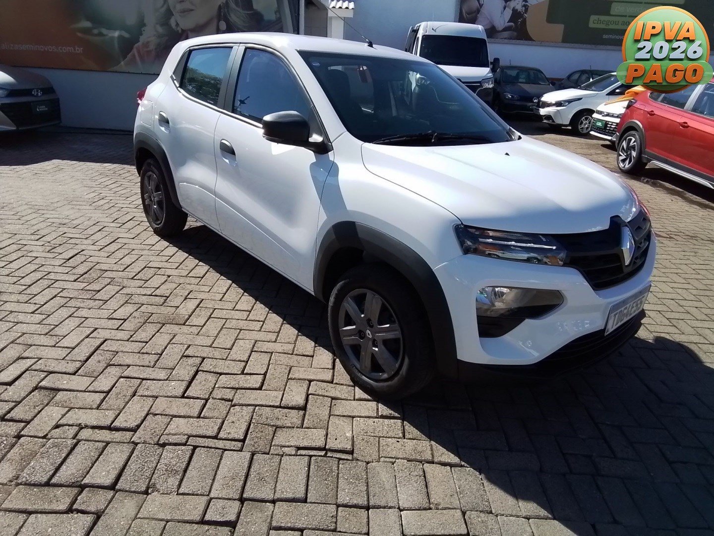 Renault Kwid Zen 1.0 Flex 12V 5p Mec. na cor Branco no Canoas / RS - 1003508