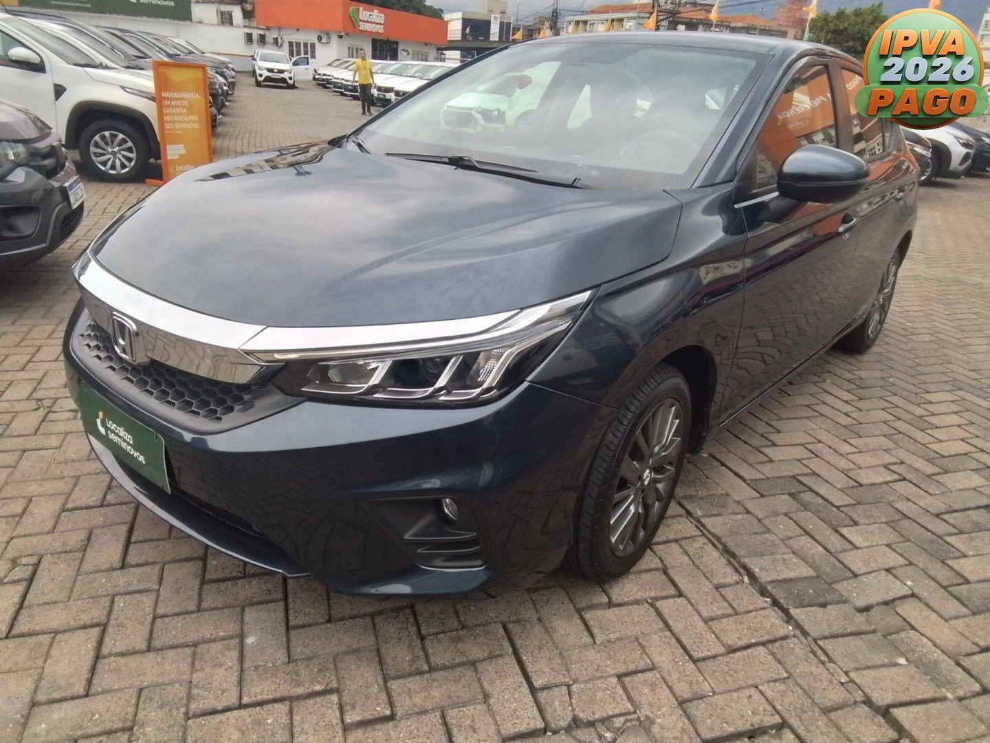 Honda City Sedan Touring 1.5 Flex 16V 4p Aut. na cor Azul no Canoas / RS - 1003760