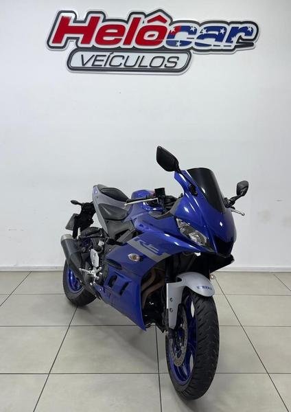 YAMAHA YZF R-3 321/ABS  na cor Azul em Curitiba / PR - 1004416