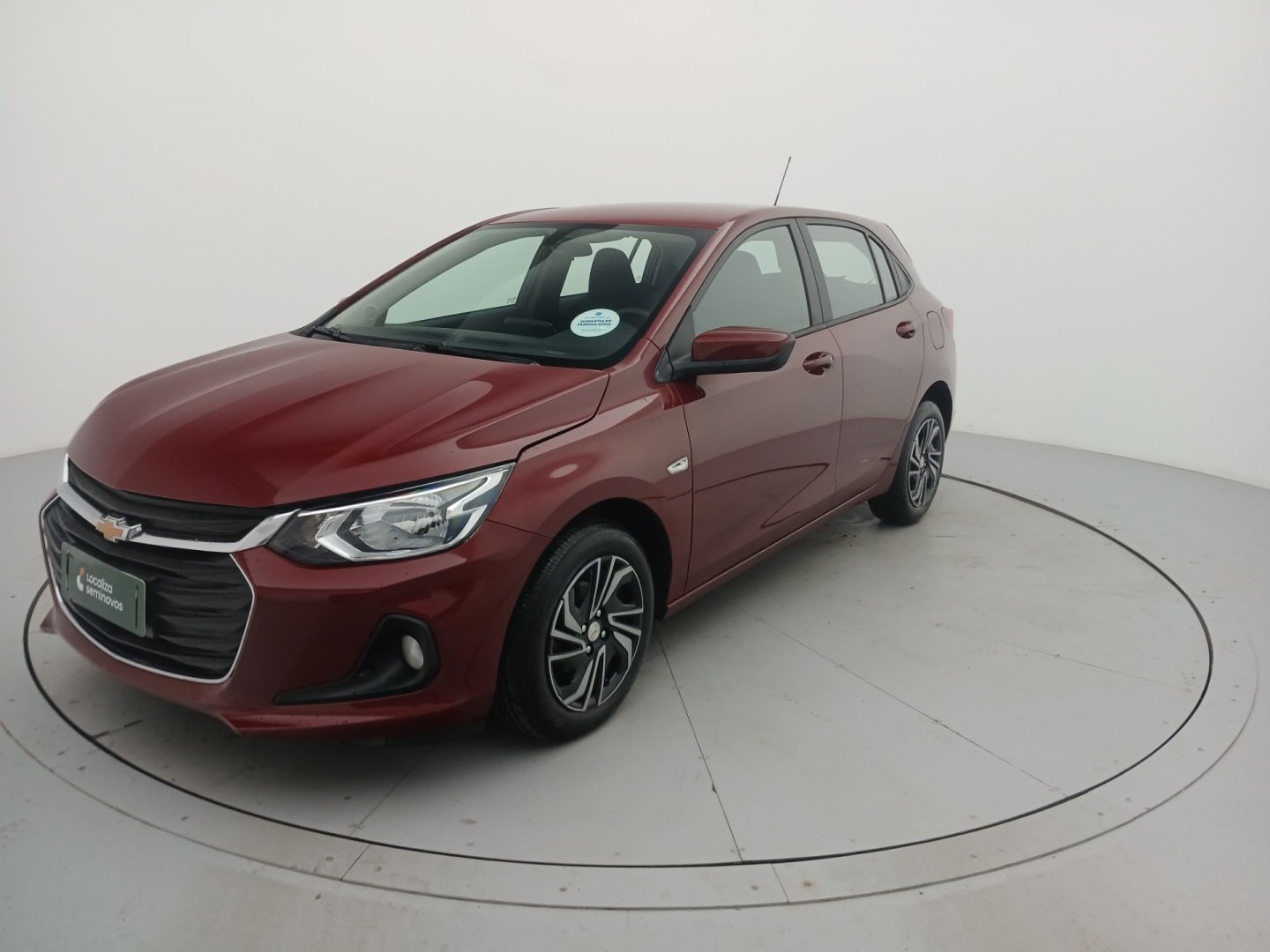 Chevrolet Onix HATCH LT 1.0 12V TB Flex 5p Mec. na cor Vermelho em Londrina / PR - 1004461
