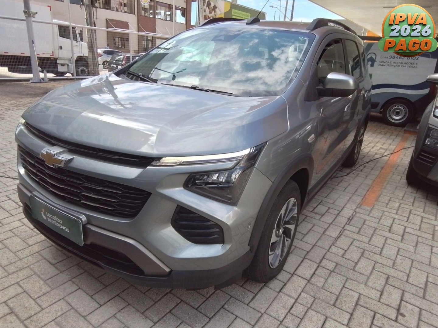 Chevrolet Spin PREMIER 1.8 8V Econo.Flex 5p Aut. na cor Prata em Lages / SC - 1004516