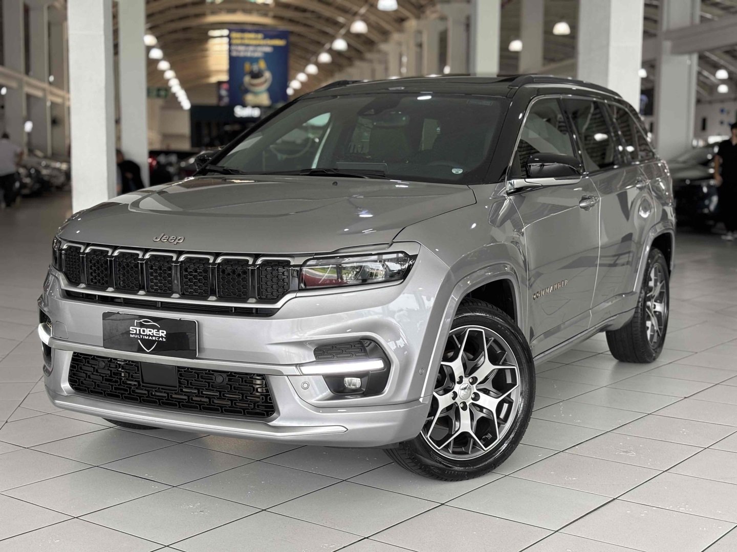 Jeep Commander Overland T270 1.3 TB Flex Aut. na cor Prata em Curitiba / PR - 1004727