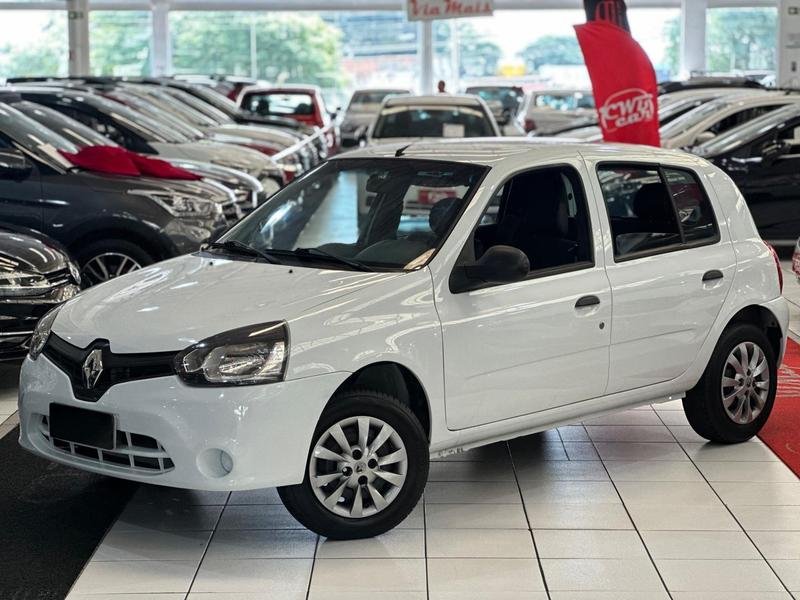 Renault Clio Authentique Hi-Flex 1.0 16V 5p na cor Branco em Curitiba / PR - 1005539