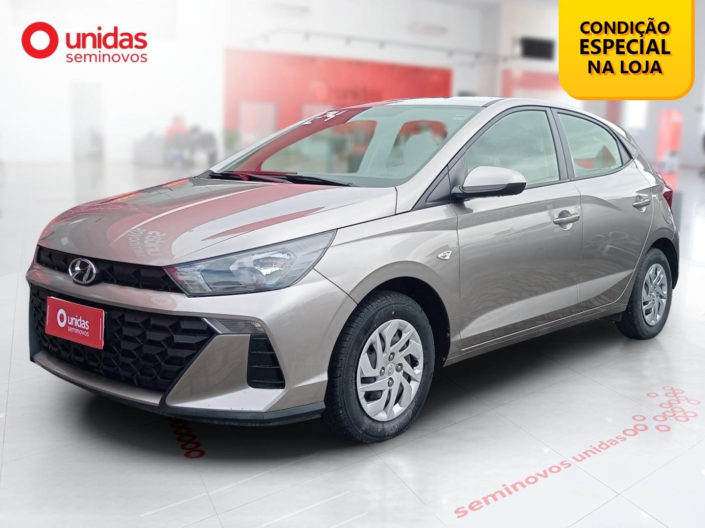 Hyundai HB20 Sense Plus 1.0 Flex 12V Mec. na cor Prata em Joinville / SC - 1005913