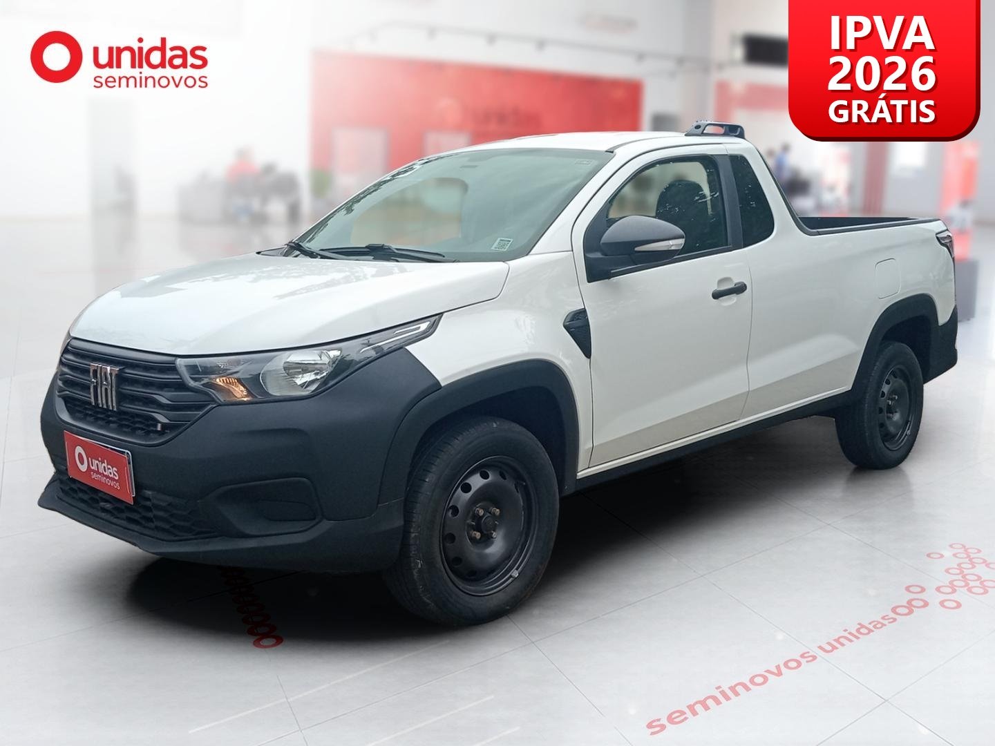 Fiat Strada 1.3 mpi Fire 8V 67cv CS na cor Branco em Joinville / SC - 1005928