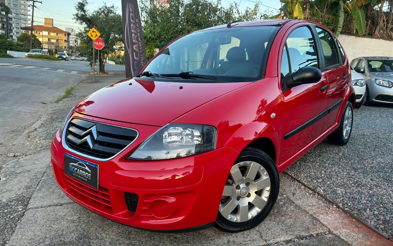 Citroën C3 GLX 1.4/ GLX Sonora 1.4 Flex 8V 5p na cor Vermelho em Joinville / SC - 1006038