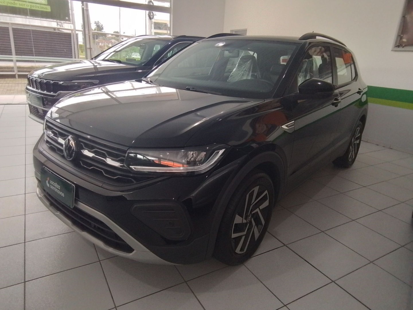 Volkswagen T-Cross Comfor. 200 TSI 1.0 Flex 5p Aut. na cor Preto em Joinville / SC - 1007027