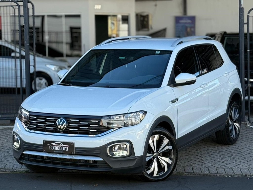 Volkswagen T-Cross Hig. 250 TSI 1.4 Flex 16V 5p Aut na cor Branco em Ponta Grossa / PR - 1007683