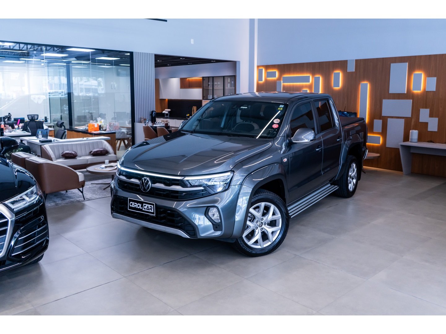 Volkswagen Amarok Highline CD 3.0 4x4 TB Dies. Aut. na cor Cinza em Palhoça / SC - 1007876