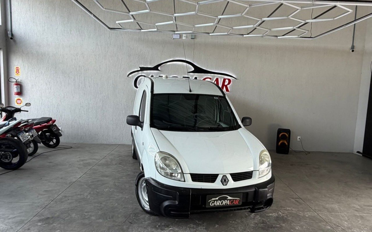 Renault Kangoo Express Hi-Flex 1.6 16V na cor Branco em Garopaba / SC - 1008172