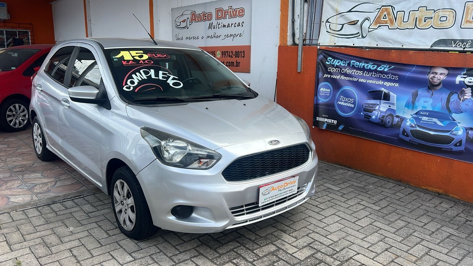 Ford Ka + Sedan 1.0 SE/SE PLUS TiVCT Flex 4p na cor Prata em Curitiba / PR - 1008376