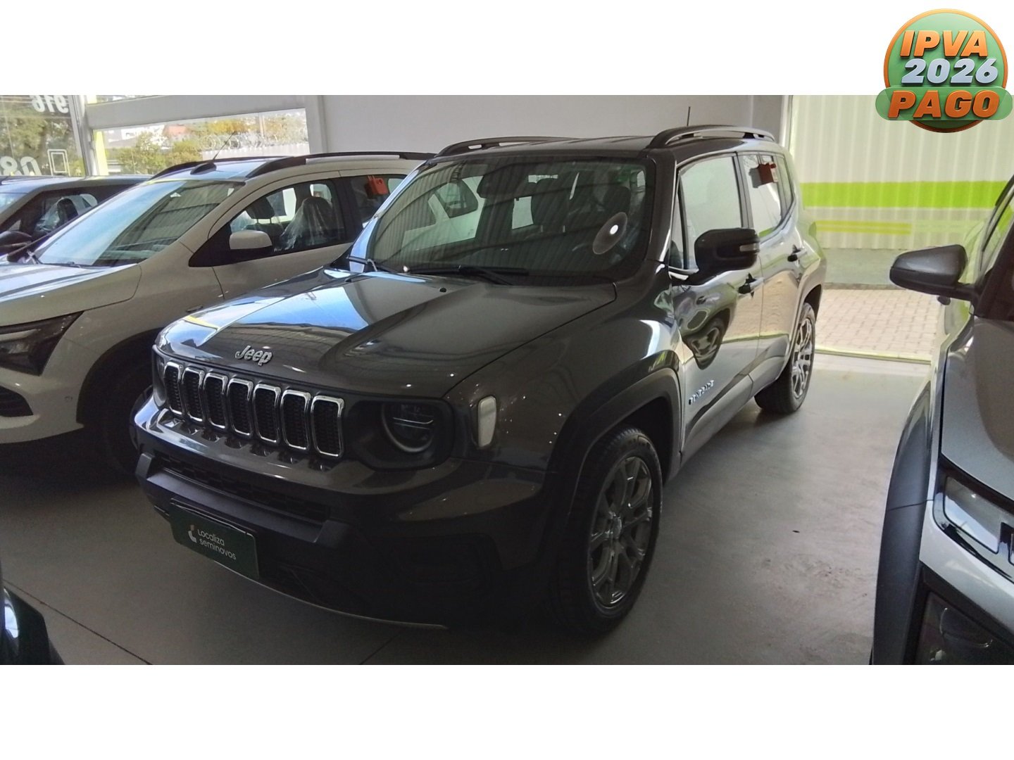 Jeep Renegade Long. T270 1.3 TB 4x2 Flex Aut. na cor Cinza no Pelotas / RS - 1008567