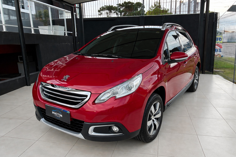 Peugeot 2008 Griffe 1.6 Flex 16V 5p Aut. na cor Vermelho em Curitiba / PR - 1009778