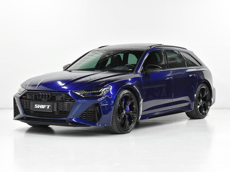 Audi RS6 4.0 Avant TFSI BI-TB Quat.Tip.(Hib.) na cor Azul em Curitiba / PR - 1010203