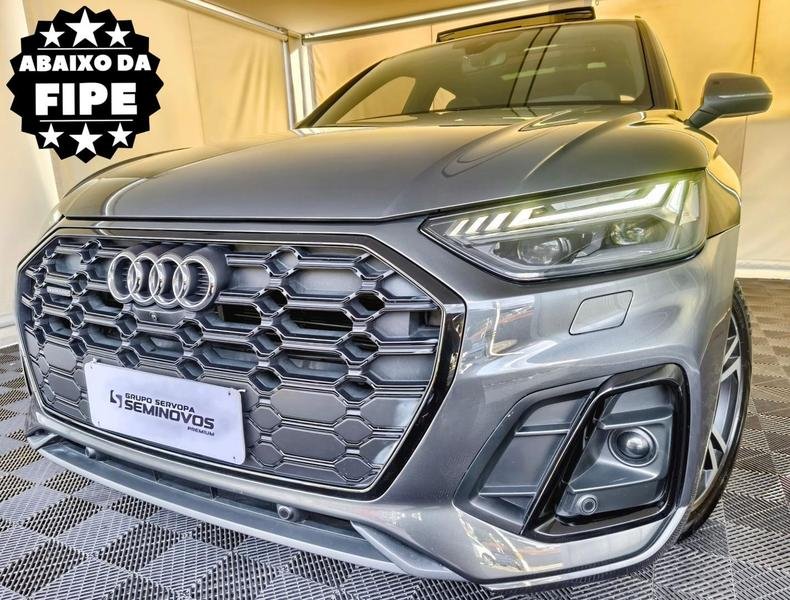 Audi Q5 S-Line Black 2.0 TFSI Quat. S-Tronic na cor Cinza em Curitiba / PR - 1010998