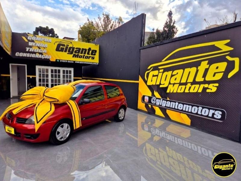 Renault Clio Hi-Flex 1.0 16V 3p na cor Vermelho em São José dos Pinhais / PR - 1011077