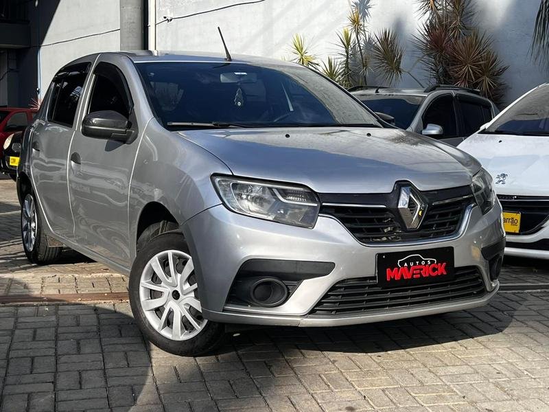 Renault Sandero Life Flex 1.0 12V 5p Mec. na cor Prata em Colombo / PR - 1011399