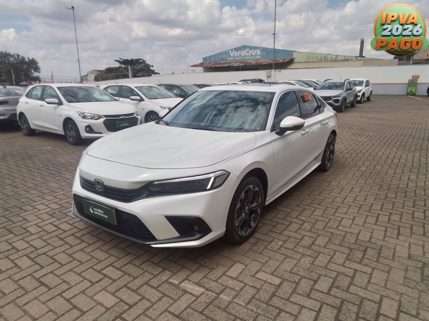 Honda Civic Sed.Touring 2.0 16V Aut. (Híbrido) na cor Branco em Maringá / PR - 1011786