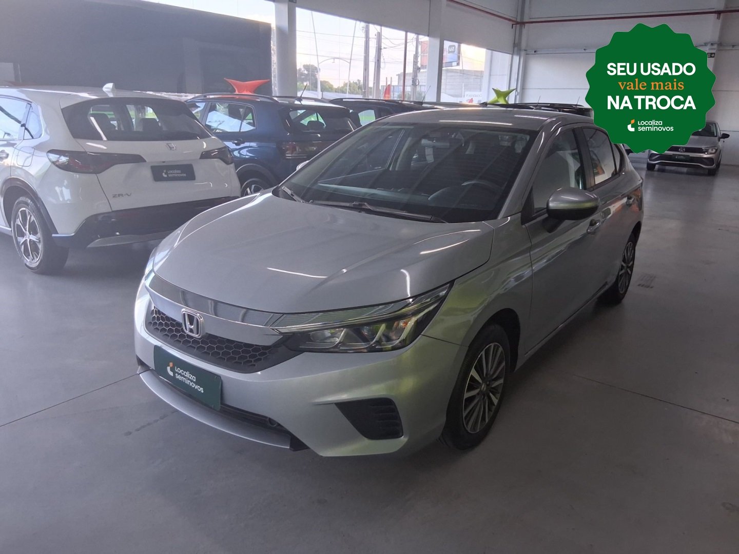 Honda City Sedan LX 1.5 Flex 16V 4p Aut. na cor Prata em Lages / SC - 1012121