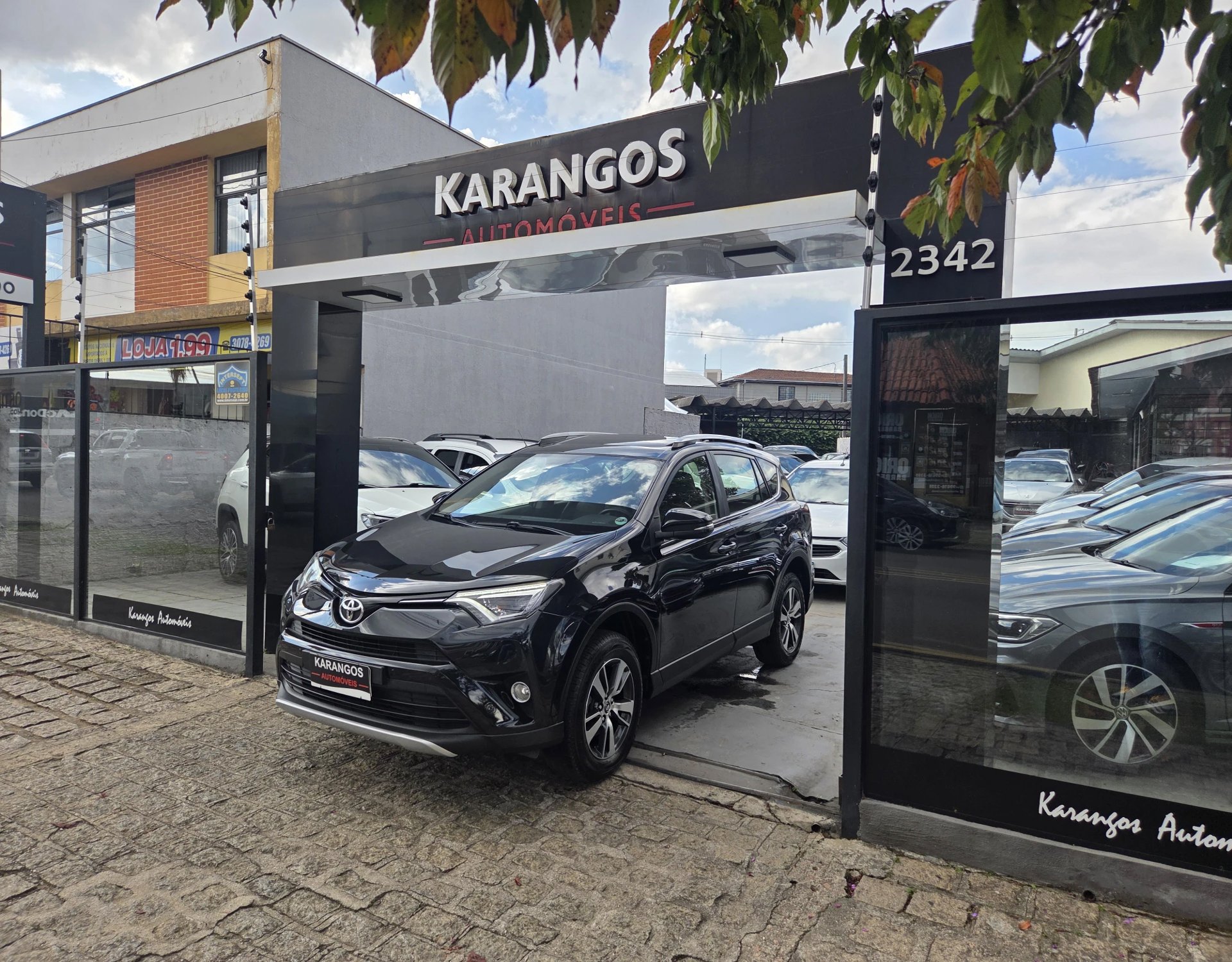 Toyota RAV4 2.0 4x4 16V Aut. na cor Preto em Curitiba / PR - 1013115
