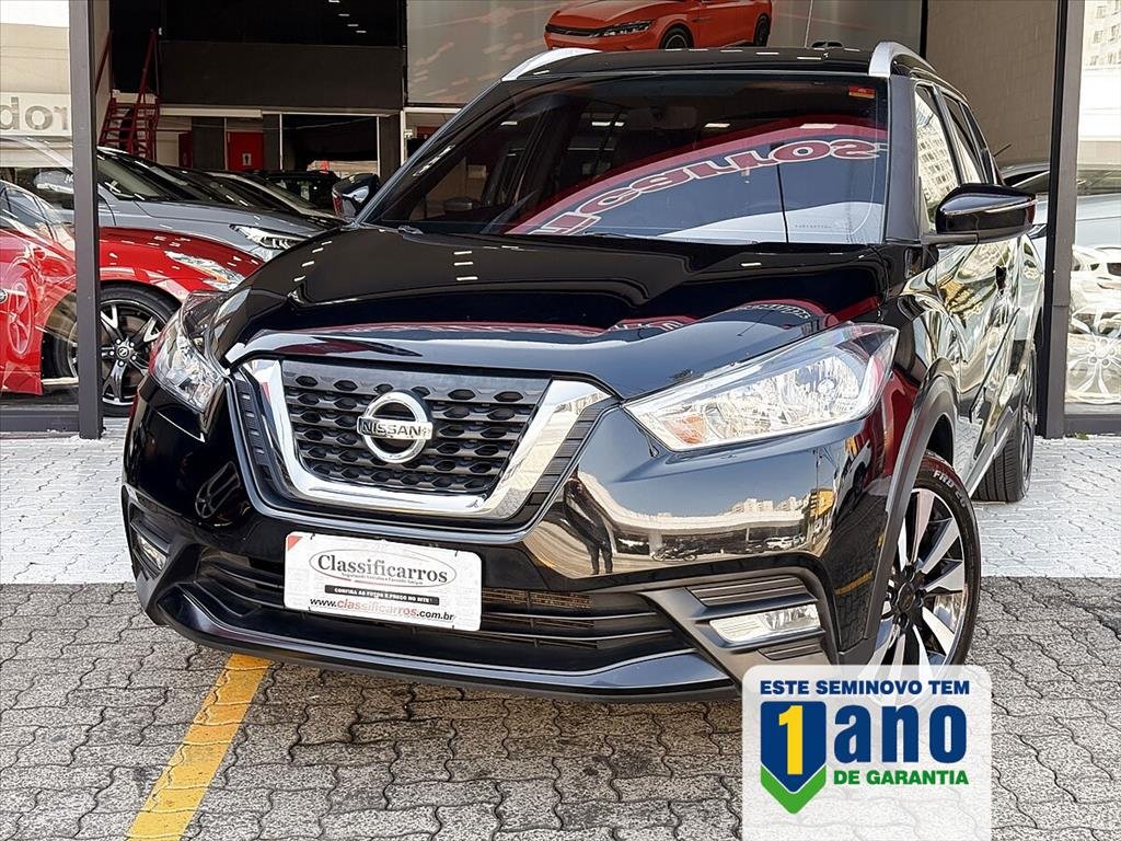 Nissan KICKS SV 1.6 16V FlexStar 5p Aut. na cor Preto em Campinas / SP - 1013330