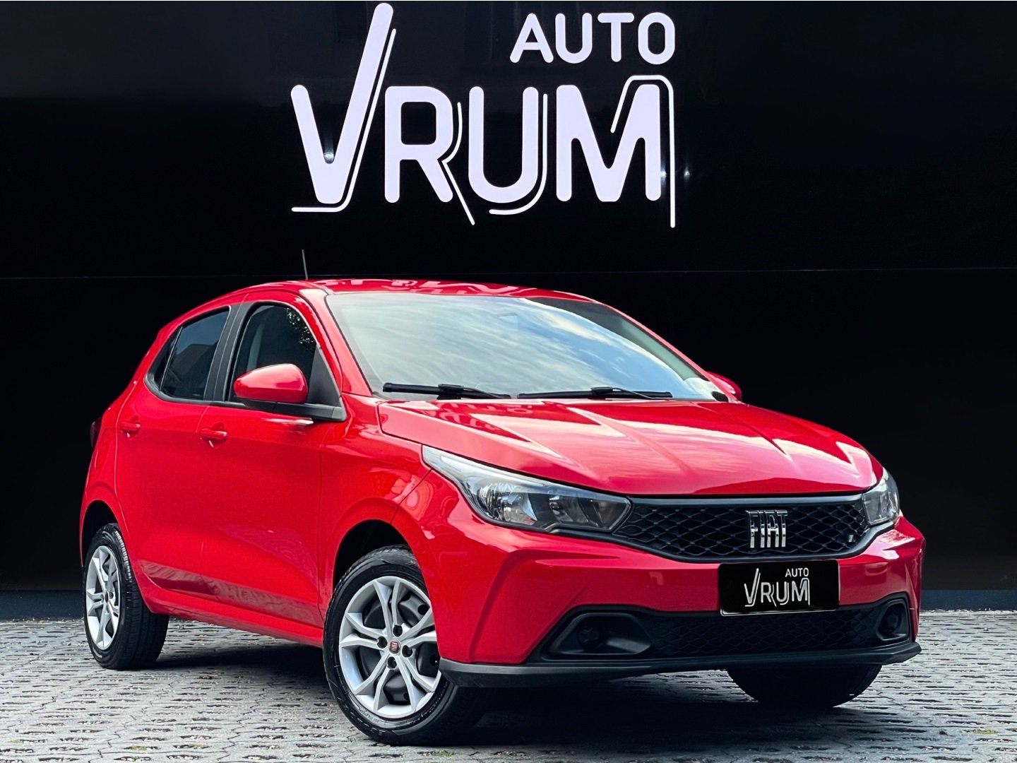 Fiat Argo 1.0 6V Flex na cor Vermelho em Curitiba / PR - 1013679