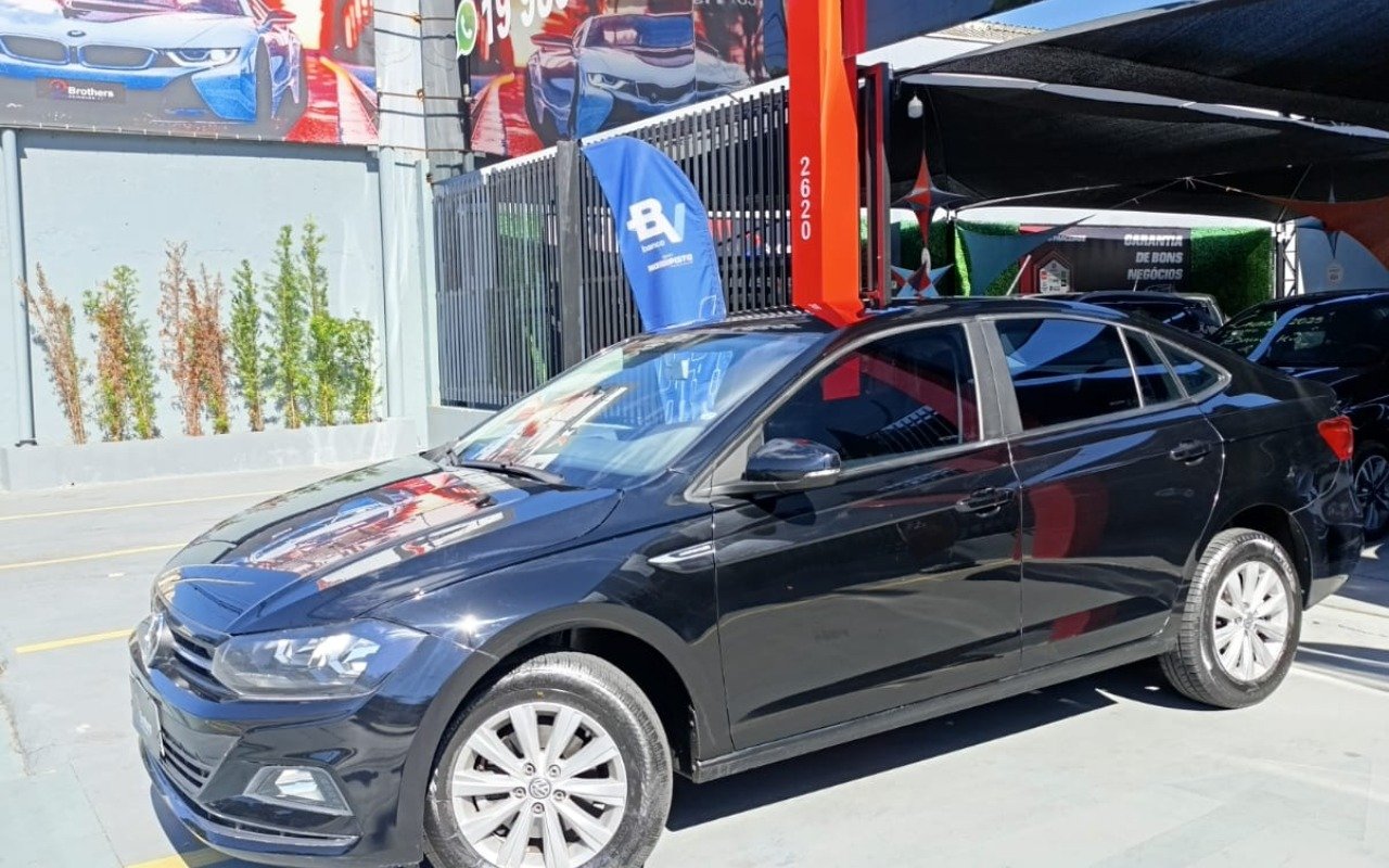 Volkswagen Virtus Comfort. 200 TSI 1.0 Flex 12V Aut na cor Preto em Campinas / SP - 1013881