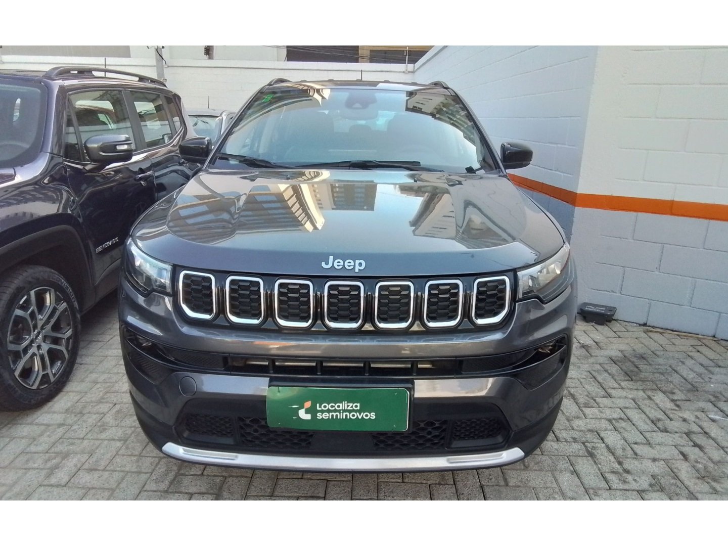 Jeep Compass LONG. T270 1.3 TB 4x2 Flex Aut. na cor Cinza em Brusque / SC - 1014845