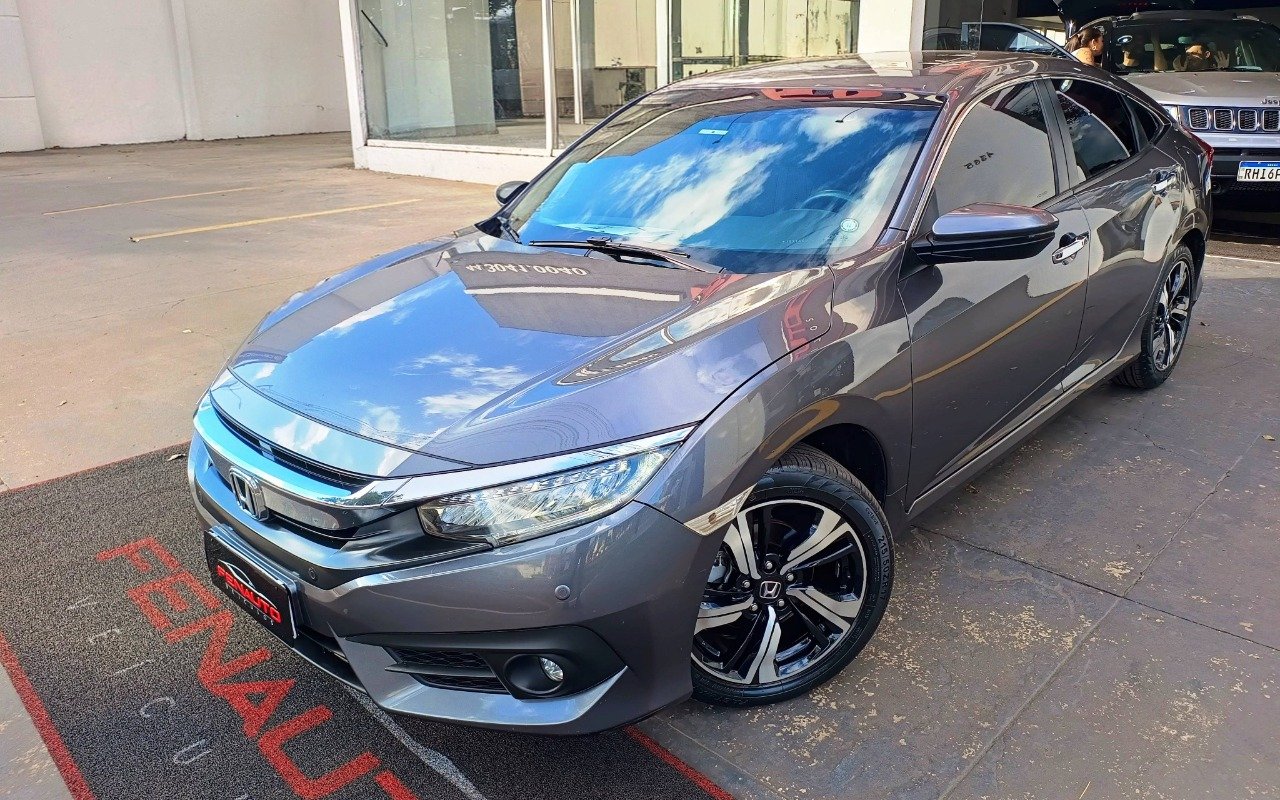 Honda Civic Sedan TOURING 1.5 Turbo 16V Aut.4p na cor Cinza em Maringá / PR - 1015467