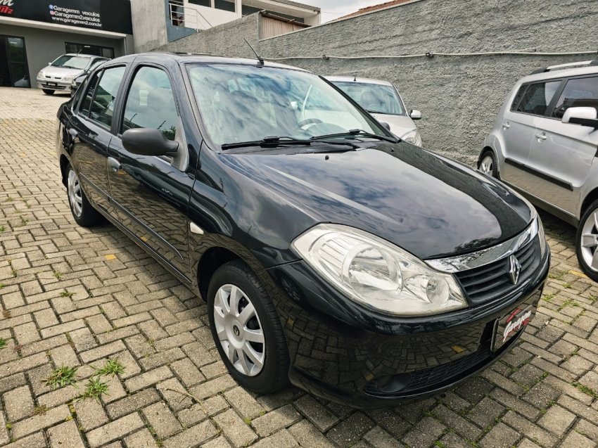 Renault Symbol Expression Hi-Flex 1.6 16V 4p na cor Preto em Curitiba / PR - 1015518