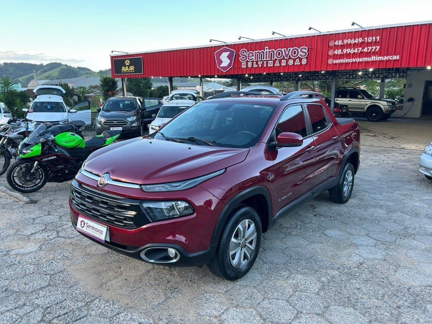 Fiat Toro Freedom 1.8 16V Flex Aut. na cor Vermelho em Gravatal / SC - 1015625
