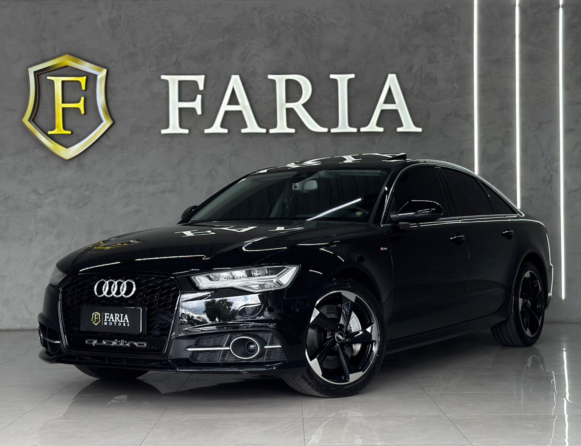 Audi A6 3.0 TFSI V6 Quattro S tronic 4p na cor Preto em Curitiba / PR - 1016051