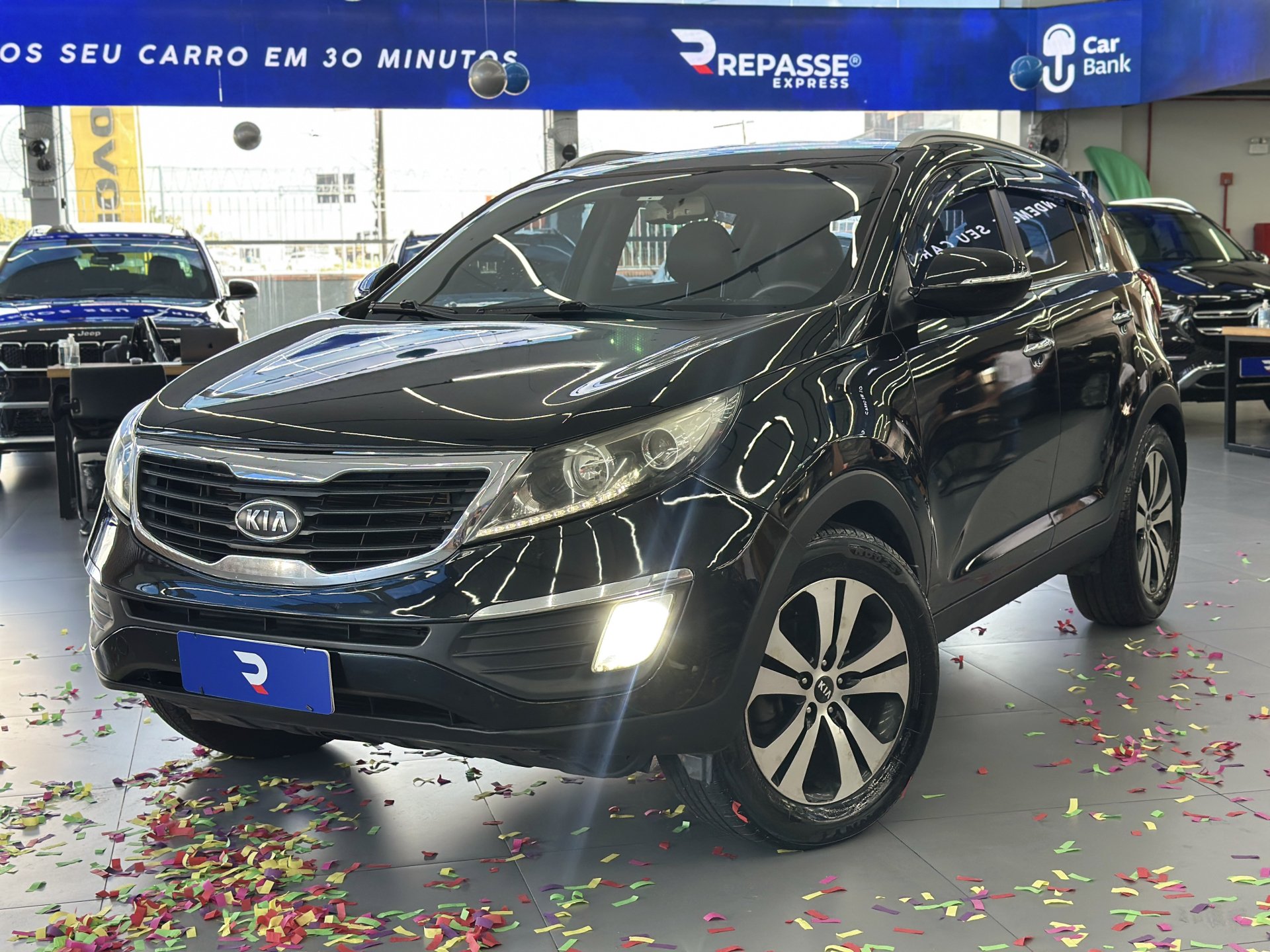 Kia Sportage EX 2.0 16V/ 2.0 16V Flex Aut. na cor Preto em Palhoça / SC - 1016200