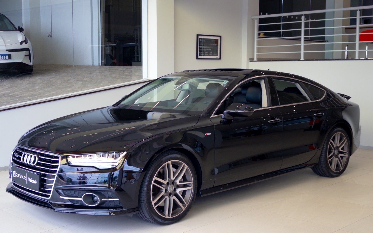 Audi A7 Sportback 3.0 TFSI Quattro S Tronic na cor Preto em Curitiba / PR - 1018063