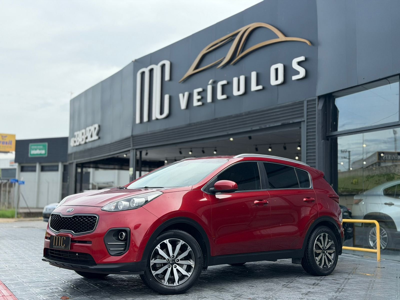 Kia Sportage LX 2.0 16V/ 2.0 16V Flex Aut. na cor Vermelho em São José / SC - 1018812