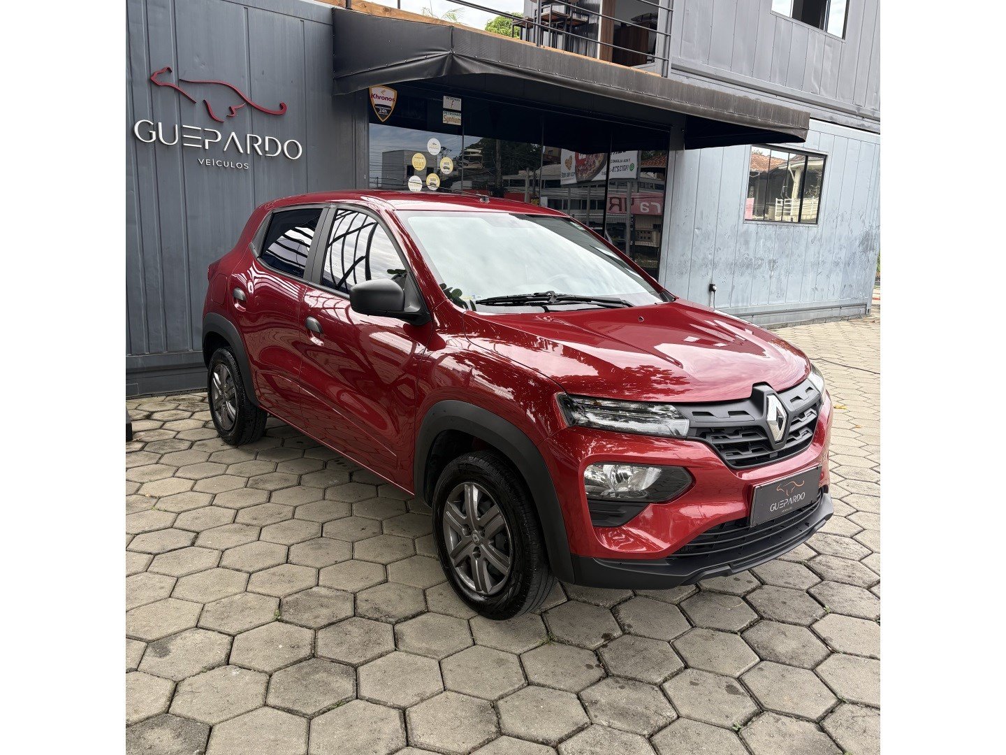 Renault Kwid Zen 1.0 Flex 12V 5p Mec. na cor Vermelho em Joinville / SC - 1019482