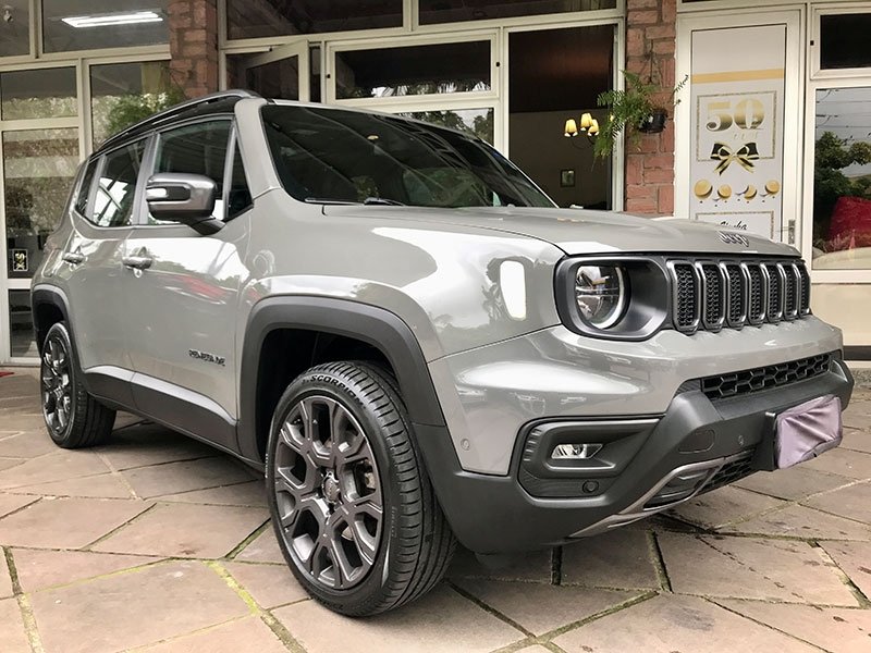 Jeep Renegade S T270 1.3 TB 4x4 Flex Aut. na cor Cinza no Porto Alegre / RS - 1021722