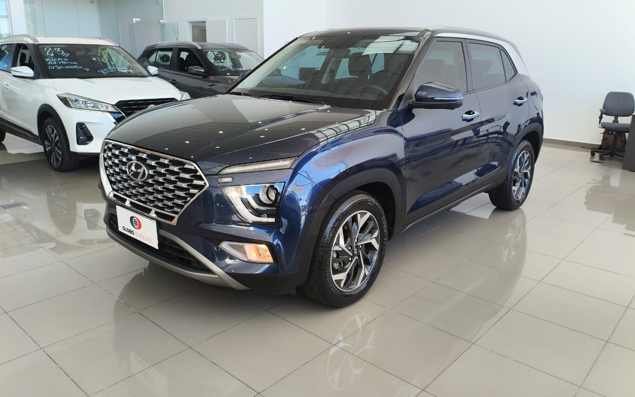 Hyundai Creta Platinum 1.0 TB 12V Flex Aut. na cor Azul em São José dos Pinhais / PR - 1021758