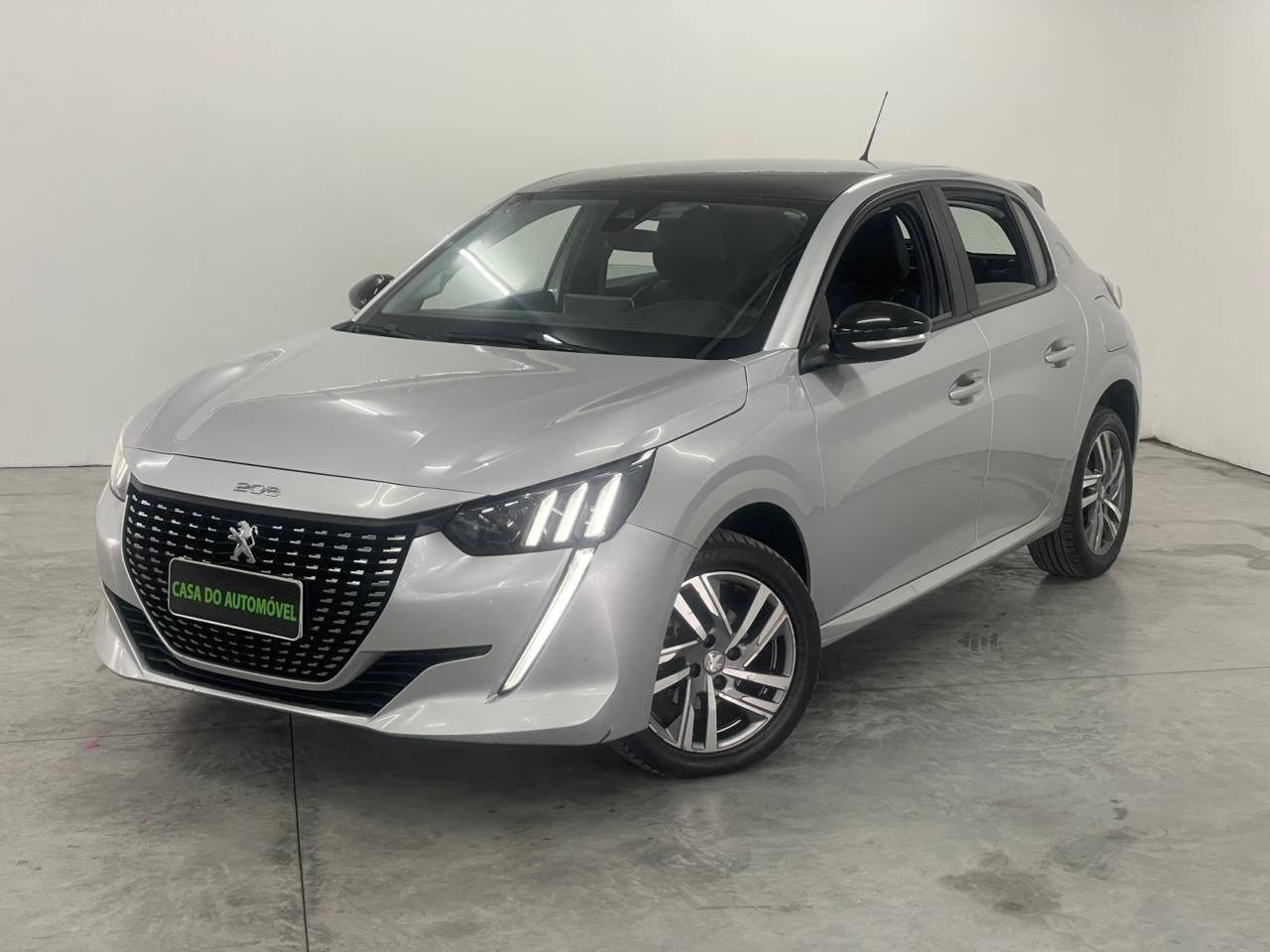 Peugeot 208 Griffe 1.6 Flex 16V 5p Aut. na cor Prata em Jaraguá do Sul / SC - 1022415