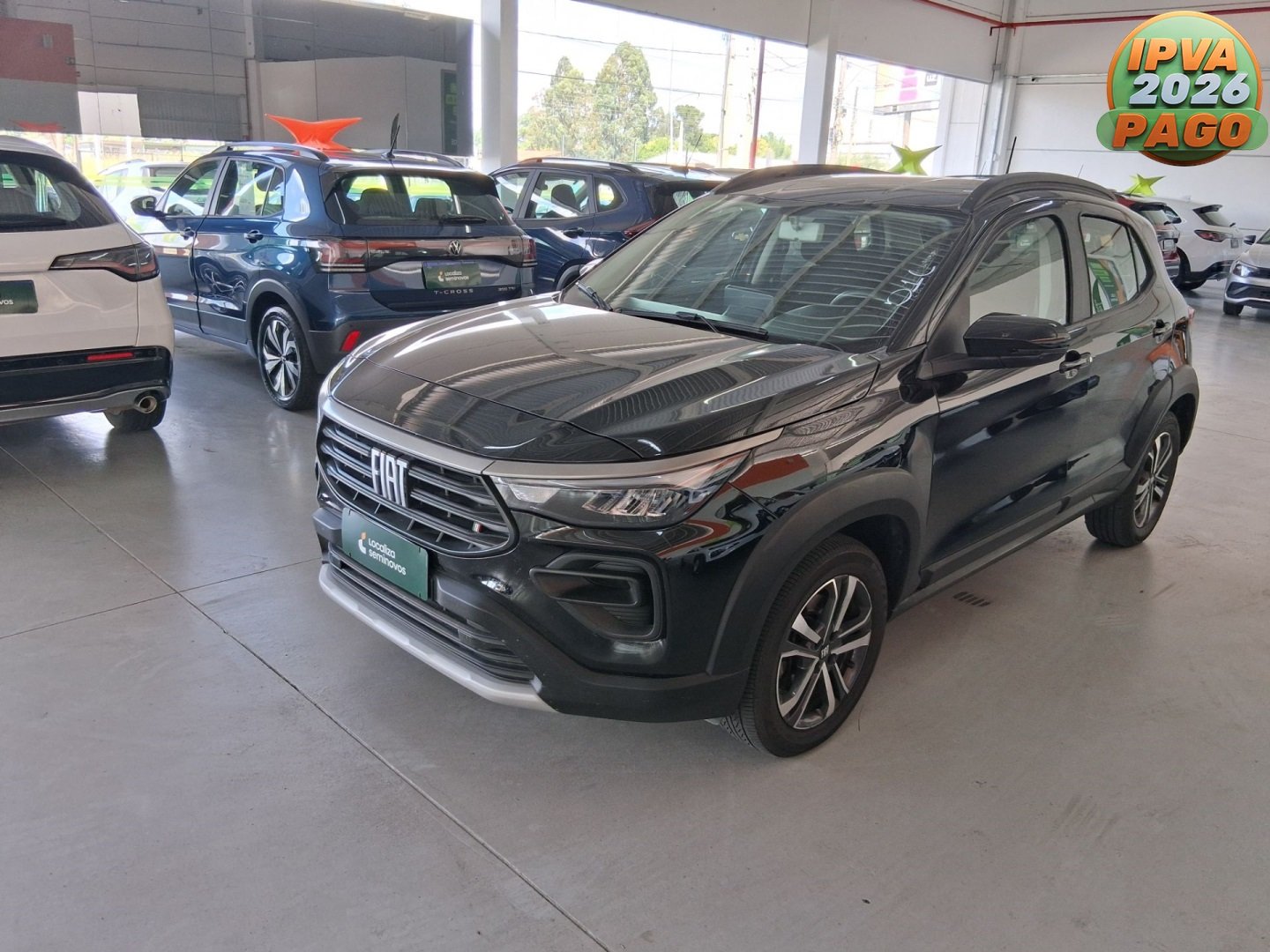 Fiat Pulse AUDACE 1.0 Turbo 200 Flex Aut. na cor Preto em Lages / SC - 1024971