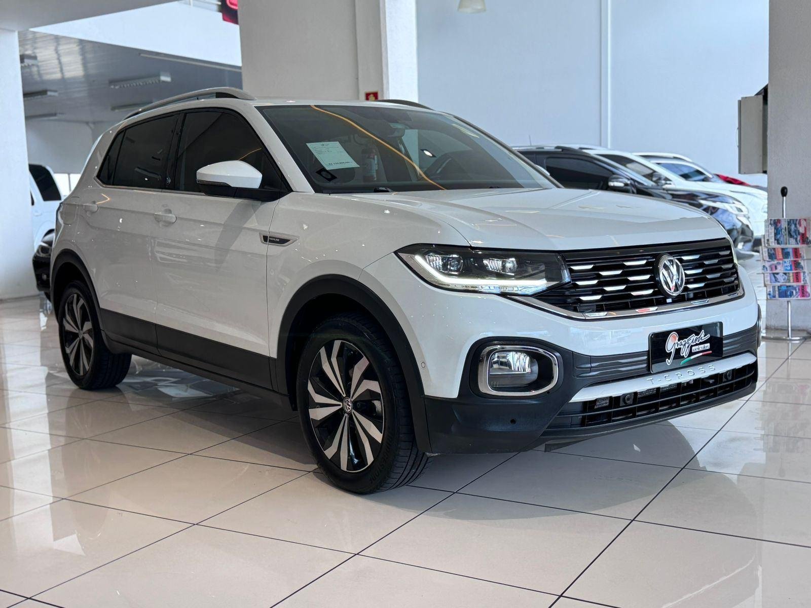 Volkswagen T-Cross Hig. 250 TSI 1.4 Flex 16V 5p Aut na cor Branco no Rio Grande / RS - 1025089