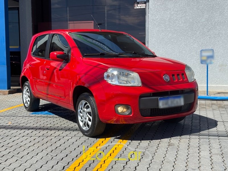 Fiat Uno VIVACE/RUA 1.0 EVO Fire Flex 8V 5p na cor Vermelho em Guarapuava / PR - 1026045