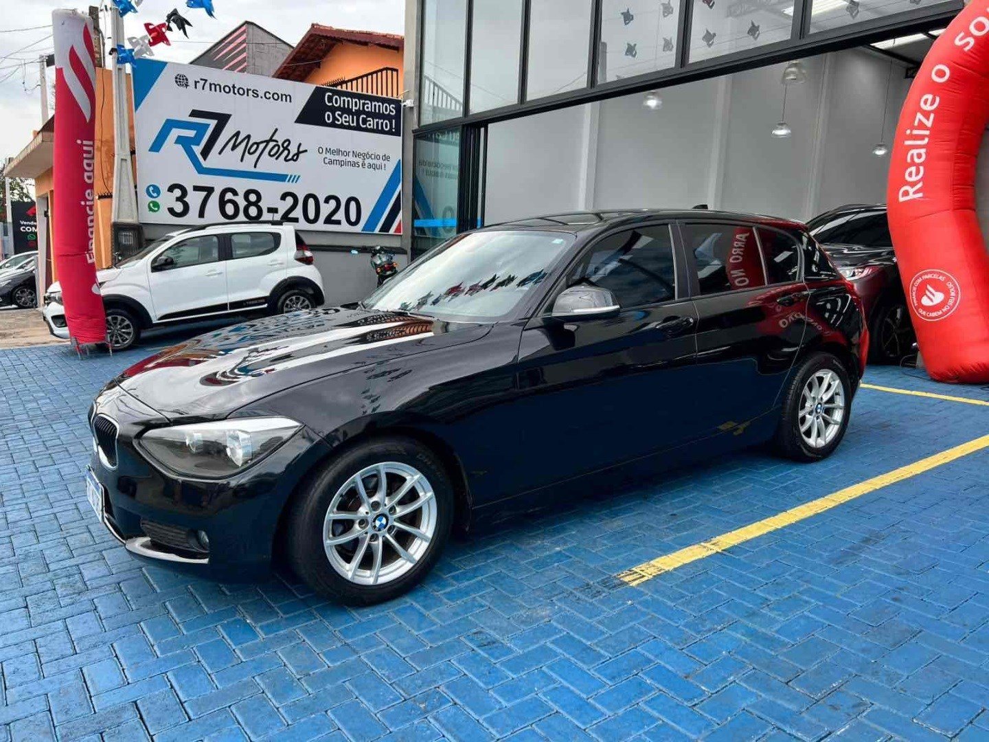 BMW 116i 1.6 TB 16V 136cv 5p na cor Preto em Campinas / SP - 1027800